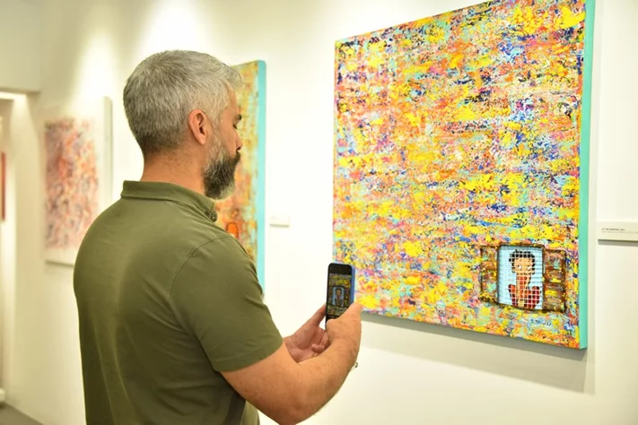 Refresh by Samir Tamari at Maya Art Space